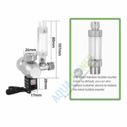 ZRDR Single Gauge CO2 Regulator With Solenoid & Bubble Counter