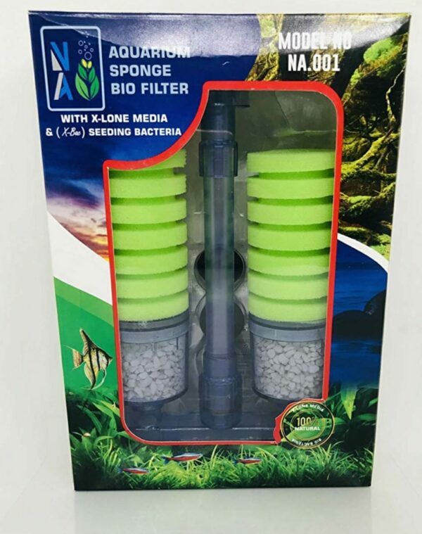 Bio Sponge Filter With X-lone Media & Bacteria