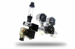 CO2Art PRO-SE Series - Aquarium CO2 Dual Stage Regulator with Integrated Solenoid