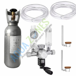 CO2 Cylinder 4 Ltr Kit with Single Gauge Dual Output 1