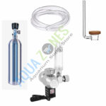 CO2 Aluminium Cylinder 1 Ltr Kit with Single Gauge