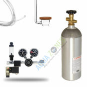 5Ltr CO2 Kit with Co2Art Dual Gauge Regulator