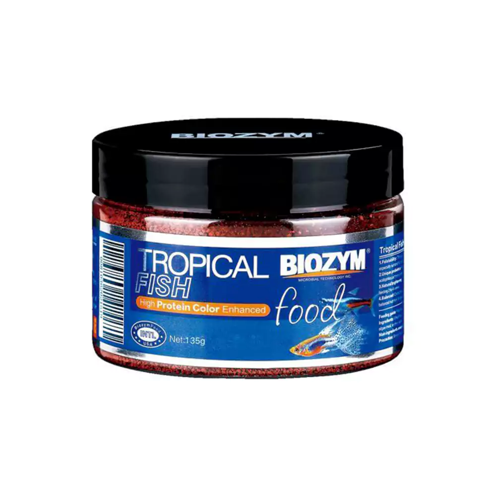 Biozym Tropical Fish food High Protin 135gm Aqua Zones