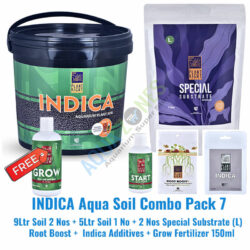 INDICA Aqua Soil Combo Pack7 with Free Fertilizer