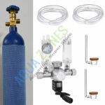 CO2 Cylinder 3 Ltr Kit with Single Gauge & Dual Output