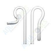 Glass Lily Pipe In and Out Set 10mm Duckbill