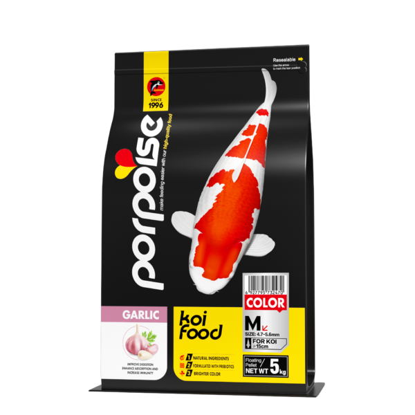 Porpoise Koi Food Pellets Color Enhancing Formula