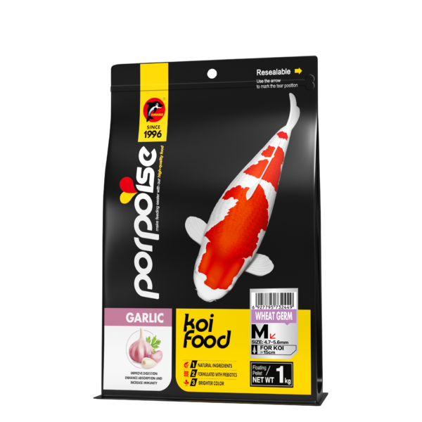 Porpoise Koi Food Pellets Wheat Germ Formula