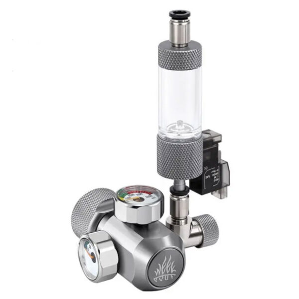 Week Aqua Dual Gauge CO2 Regulator and Solenoid