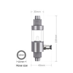 WeekAqua Inline CO2 Atomizer 13mm