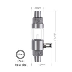 WeekAqua Inline CO2 Atomizer 17mm