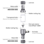 WeekAqua Inline CO2 Atomizer