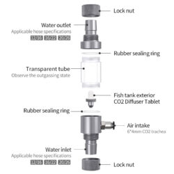 WeekAqua Inline CO2 Atomizer