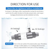 WeekAqua Inline CO2 Atomizer